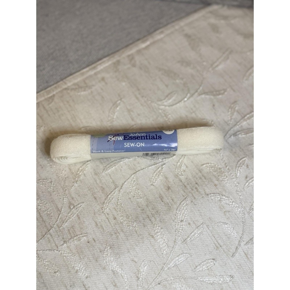 Vintage 2005‎ Jo-Ann SewEssentials Sew-On Hook & Loop Fastener - White